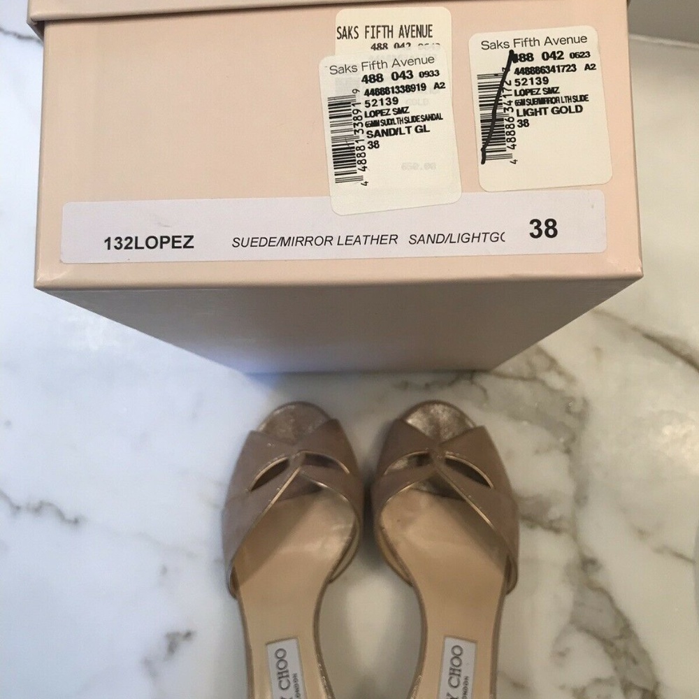 Jimmy Choo Slides. Barely Worn. Gorgeous - image 2